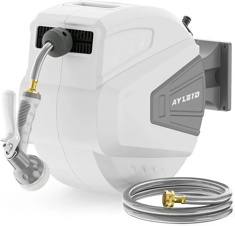 Ayleid Retractable Garden Hose Reel 65 ft
